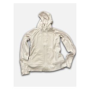 Athleta white zip hoodie